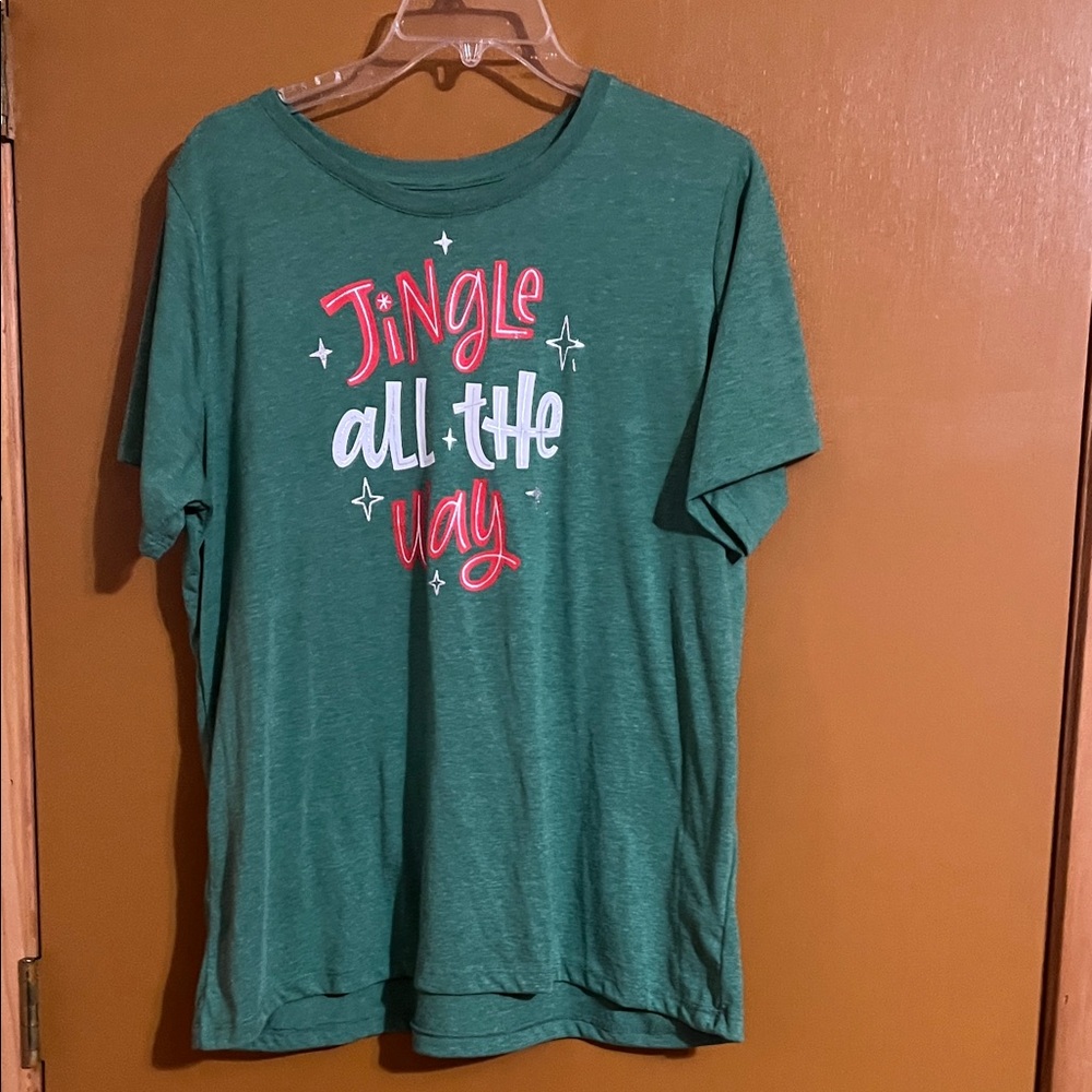 Holiday Time Green Short Sleeve Tee
